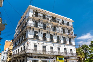 Canvas Print - French colonial building in Oran, a major city in Algeria