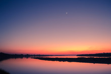 Sunset At Mekong River
