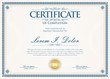 © totallyout - Certificate or diploma retro vintage design template