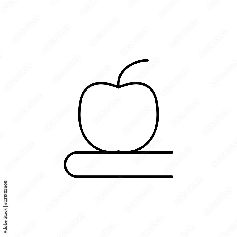 Ios Book Icon apple book icon. Element of school icon for mobile concept and web apps ...