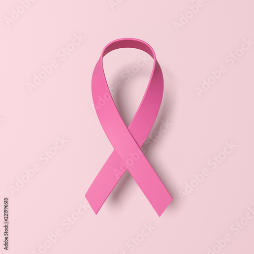 Fotomural Ruban rose symbole de la lutte contre le cancer du sein