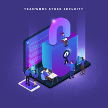 Isometric Cyber Security