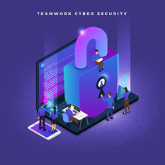 Isometric cyber security