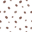 コーヒー豆のシームレスパターン
