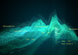 © James Thew - An Abstract technical Graph background design. 3D Illustration.