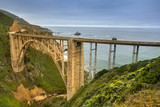 Fototapeta Most - Bixby Bridge on highway 1 Big Sur coastline of the Pacific Ocean California, USA