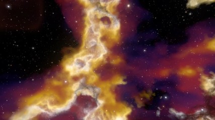 Wall Mural - Nebula 1003: Traveling through a space nebula.