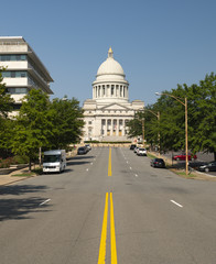 Wall Mural - State Capitol Building Main Street Little Rock Arkansas USA