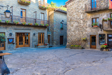 Beautiful ancient village of Rupit (Catalonia, Spain)