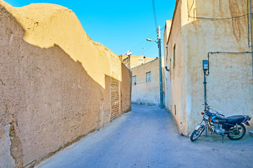 Canvas Print - The old street, Kashan, Iran