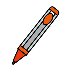 Poster - pen writer isolated icon