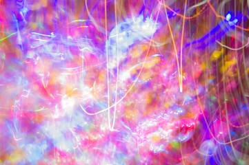 Wall Mural - Abstract night light color speed ,color party style