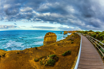 Poster - Observation deck on coast