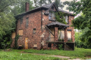 The Midwest City of Detroit has Thousands of Abandoned Buildings left by People and Industry