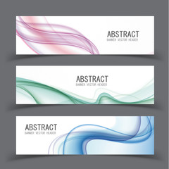 Vector abstract design banner template.vector illustration.