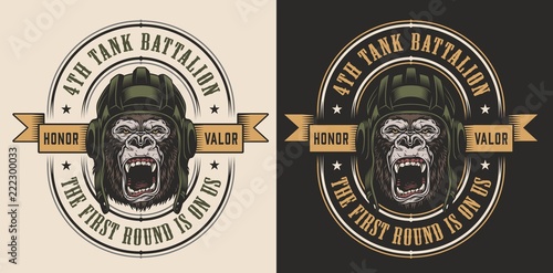 Apparel design with gorilla