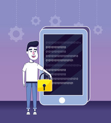 Software programmer cartoon