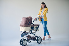 Peach Diagonal Strollers Free Stock Photo - Public Domain Pictures