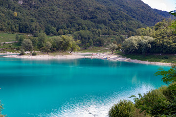 Wall Mural - Tenno Lake at Trentino Alto Adige