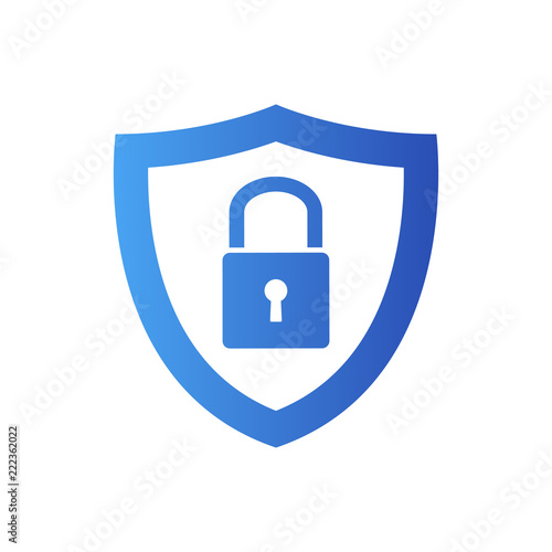 Logotipo Escudo Con Candado En Color Azul Buy This Stock Vector And Explore Similar Vectors At Adobe Stock Adobe Stock