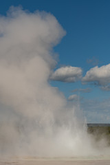  Geyser Erupts with Large Spray