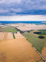 Poster - Beautiful summer fields from above