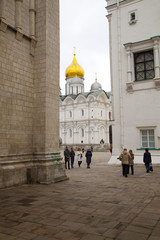 Wall Mural - The Cathedral of the Dormition is the largest church in the Moscow Kremlin, Russia