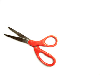 scissors on white background