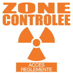 Canvas Print - Logo zone contrôlée.