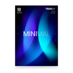 Wall Mural - trendy fluid gradient shape poster design. abstract watercolor background. color flow design