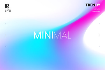 Wall Mural - trendy fluid gradient shape background. abstract watercolor backdrop. color flow design
