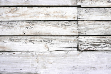 Wall Mural - White wood texture