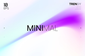 Wall Mural - trendy fluid gradient shape background. abstract watercolor backdrop. color flow design