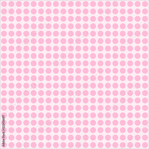 Abstract Pink Polka Dot Surface Texture On Soft Pink Background