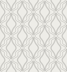  Seamless Art Deco Pattern. Stylish antique background.