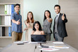 © pichetw - Business people successful teamwork concept