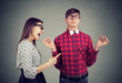 © Feodora - Meditating man and screaming young girlfriend