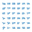 © butenkow - Honduras flag, vector illustration on a white background