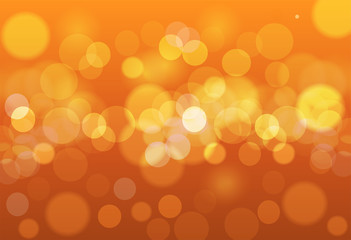 Wall Mural - abstract orange bokeh background. abstract gold bokeh background.