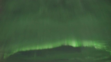 realistic real time (not timelapse) aurora borealis (northern lights) in whitehorse, canada, at 02:2