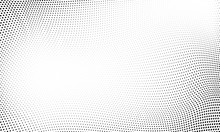 Dot Halftone Wave Pattern Abstract Background