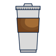 Wall Mural - coffee drink in plastic container