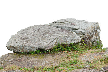 rock isolated on white background