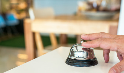 hand press metal buzzer service in restaurant,Ringing service bell