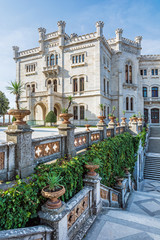 Wall Mural - Miramare castle near Trieste, northeastern Italy