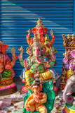 Fototapeta Desenie - tiny lord colorful ganesha idols for golu Navaratri