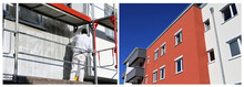 Painting Works, Facade Painting (Collage)