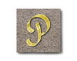 © Николай Григорьев - Gold letters of the English alphabet on a granite plate