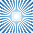 © pupsy - Blue abstract sun rays vector background