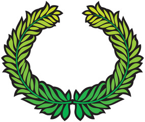 Wall Mural - Laurel wreath